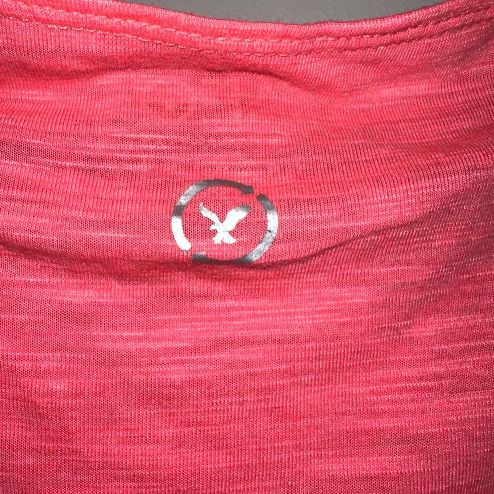 Women's American Eagle Outfitters Shirt, Neon Pink, Size M AEO Athletic Mesh - Picture 7 of 11